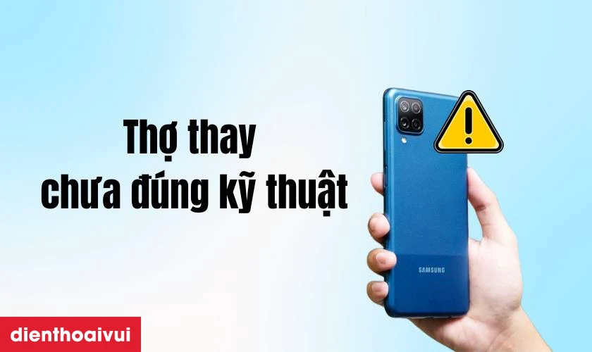Thay camera không đúng kỹ thuật hoặc linh kiện kém