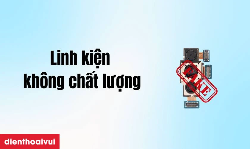 Linh kiện camera không chính hãng từng thay trước đó