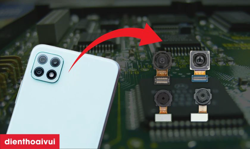 Khi nào cần thay camera sau Samsung Galaxy A22
