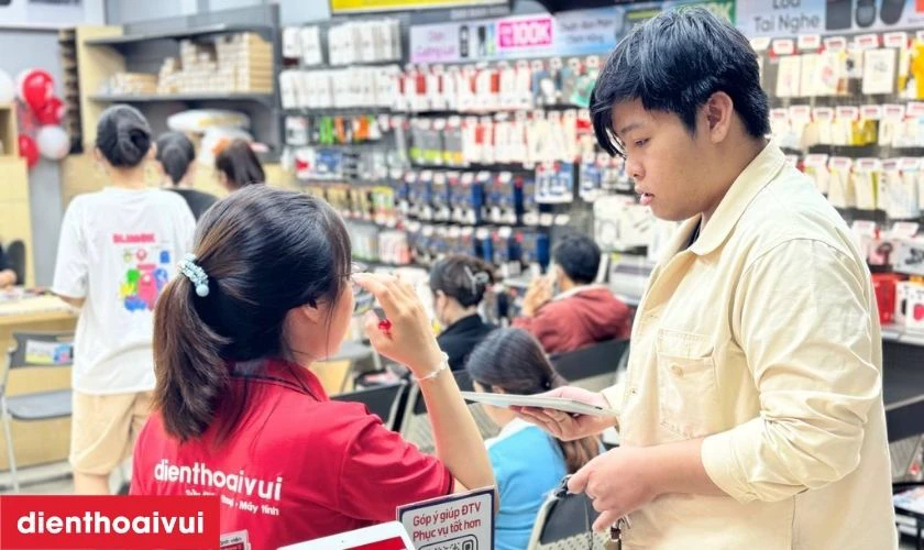 Quy trình thay camera sau Samsung Galaxy A52S minh bạch tại Điện Thoại Vui