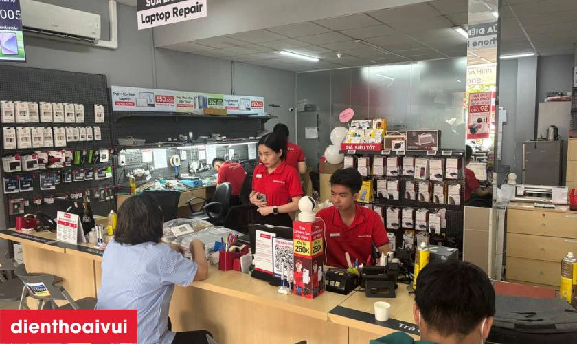 Địa chỉ thay camera sau Samsung Galaxy A55 chính hãng