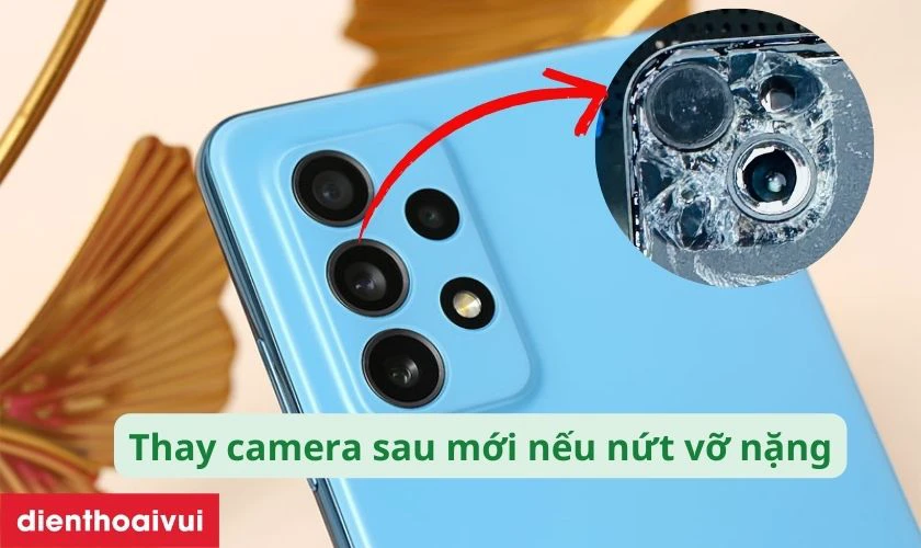 Khi nào cần thay camera sau Samsung Galaxy A72?
