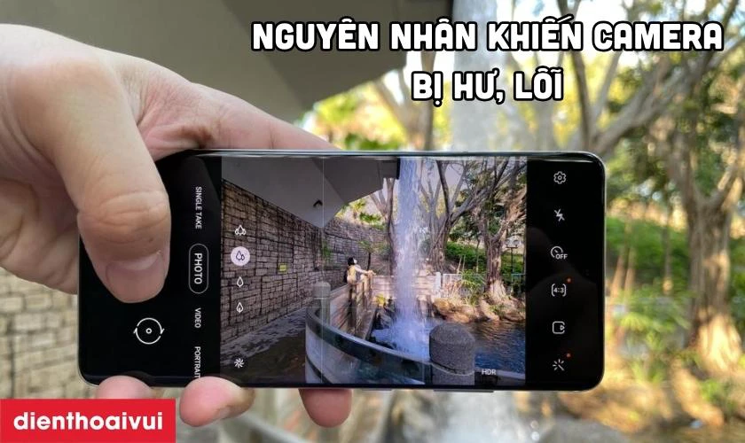 Nguyên nhân khiến camera Samsung Galaxy S21 FE bị hư, lỗi