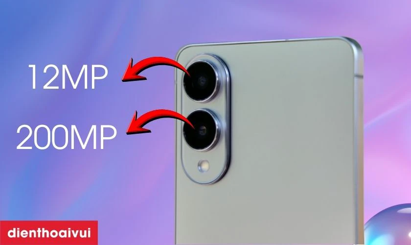 Samsung Galaxy S25 Edge sở hữu cụm camera sau 200MP