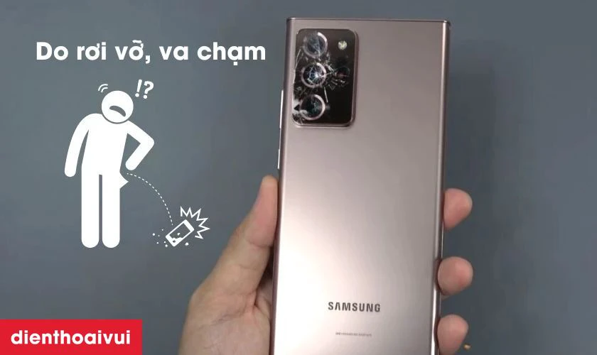 Nguyên nhân khiến Camera sau Samsung Galaxy Z Fold 5 bị hư, lỗi
