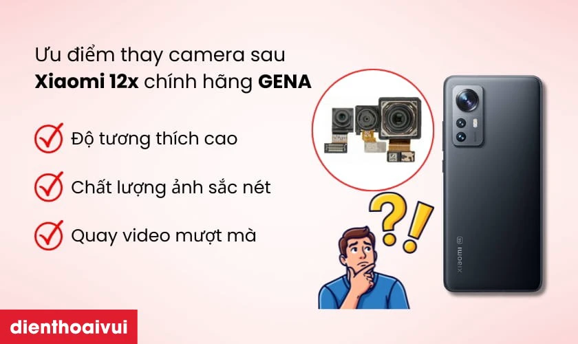 Ưu điểm khi thay camera sau Xiaomi