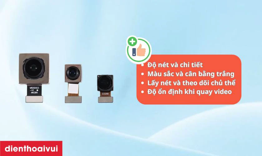 Ưu điểm khi thay camera sau ch&iacute;nh h&atilde;ng GENA