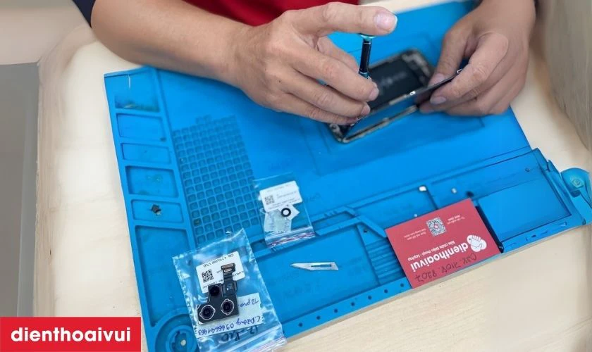 Quy trình thay camera sau Xiaomi Mi MiX 3 lấy liền tại Điện Thoại Vui