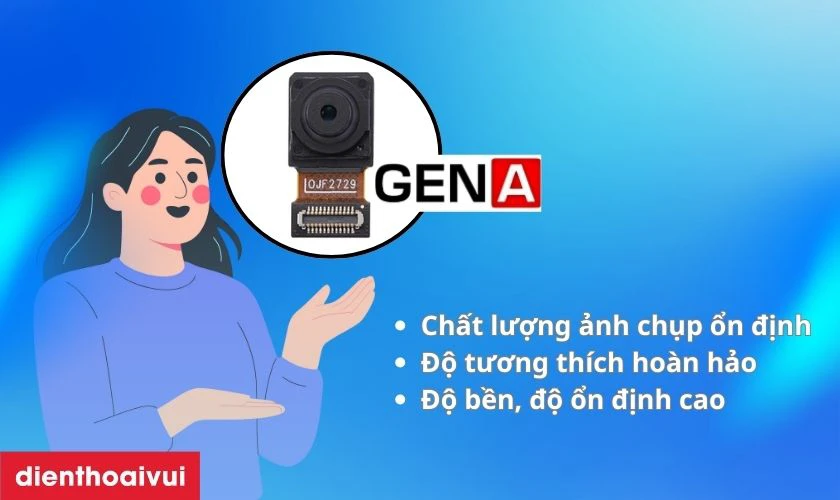 Ưu điểm khi thay camera sau Redmi Note 10 h&atilde;ng GENA