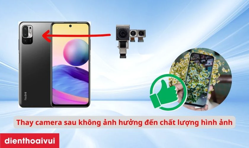 Thay bằng camera sau GENA kh&ocirc;ng l&agrave;m giảm chất lượng h&igrave;nh ảnh r&otilde; rệt