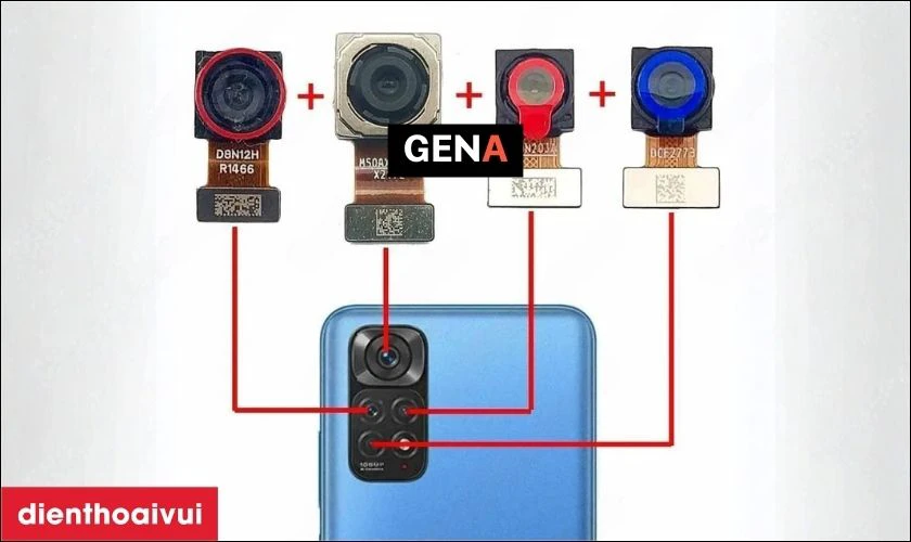 Thay camera sau Xiaomi Redmi Note 11 ch&iacute;nh h&atilde;ng GENA l&agrave; g&igrave;?
