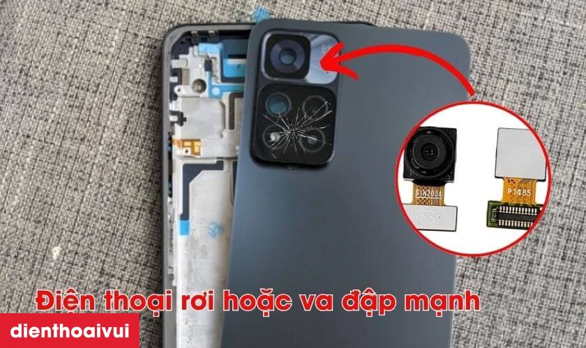 Nguyên nhân khiến camera Xiaomi Redmi Note 11 Pro 5G bị hư, lỗi