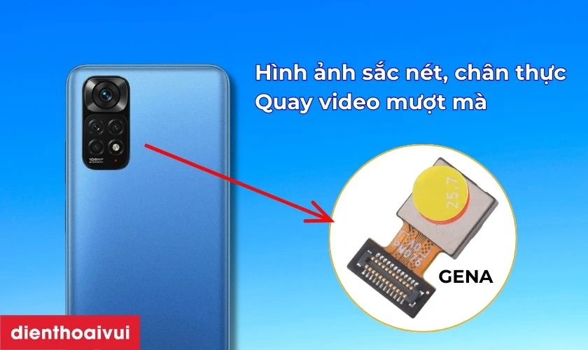 Ưu điểm khi thay camera sau ch&iacute;nh h&atilde;ng GENA