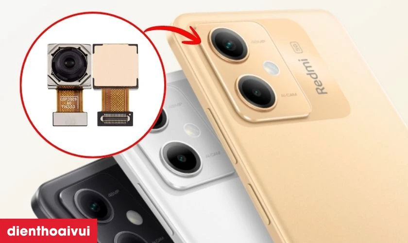Ưu điểm khi thay camera sau Xiaomi Redmi Note 12R Pro ch&iacute;nh h&atilde;ng GENA