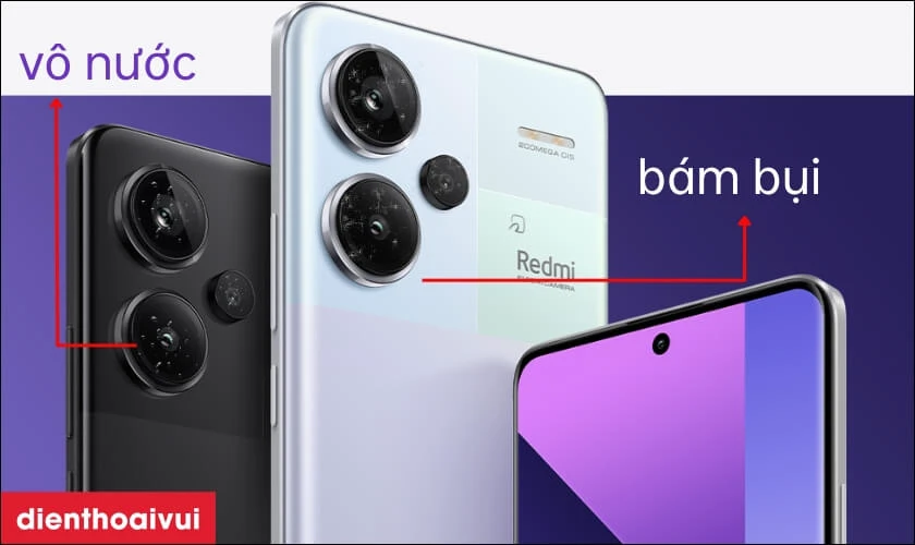 Nguyên nhân khiến camera sau Xiaomi Redmi Note 13 Pro Plus bị hư, lỗi
