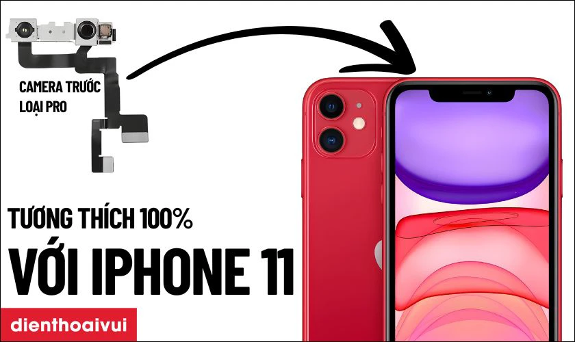 Camera trước loại Pro thay cho iPhone 11 có tốt không?