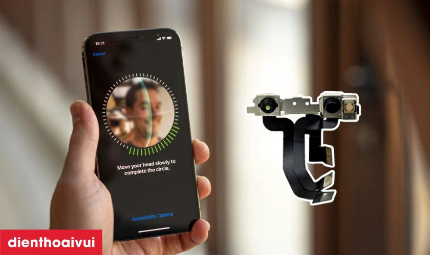Camera trước thay cho iPhone 12 giữ Face ID có đáng thay không?
