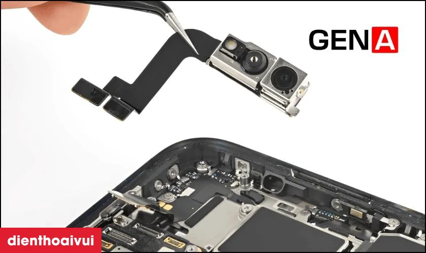 Thay camera trước iPhone 12 Pro Max chính hãng GENA