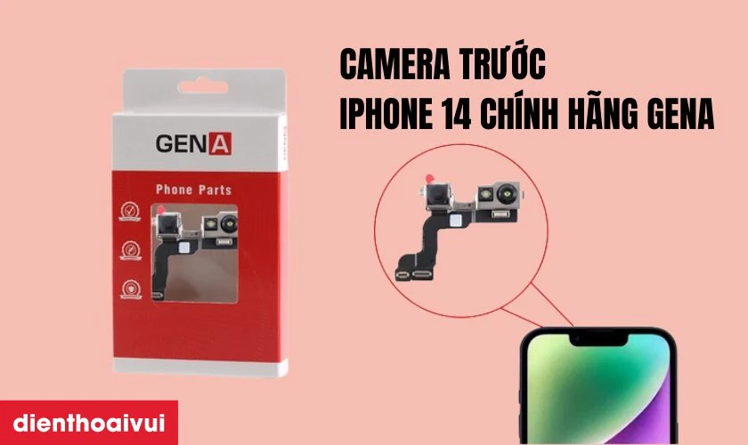 Đánh giá chất lượng camera trước GENA chính hãng cho iPhone 14
