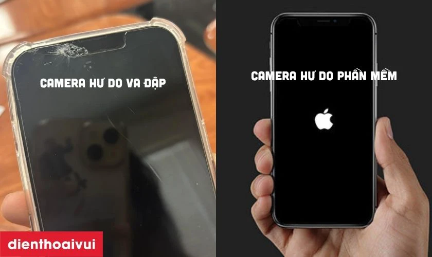 Nguyên nhân camera trước iPhone 15 bị hư hỏng