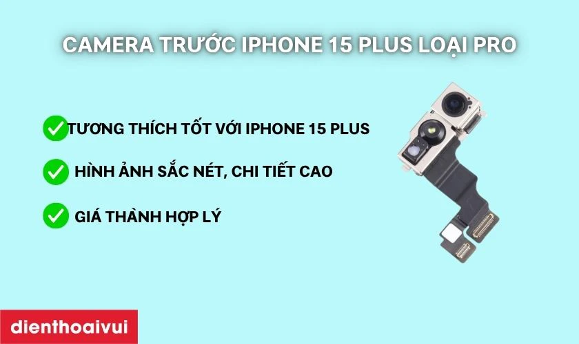 Có nên thay camera trước loại Pro cho iPhone 15 Plus không?