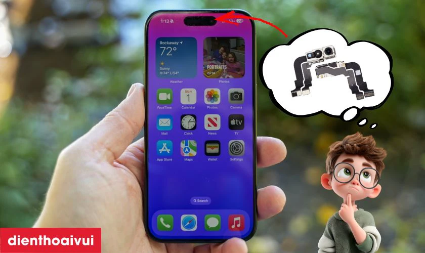 Vì sao nên thay camera trước giữ Face ID cho iPhone 15 Pro?