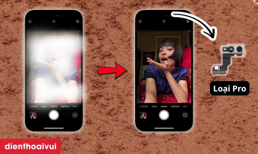 Camera trước loại Pro có nên thay cho 15 Pro Max?