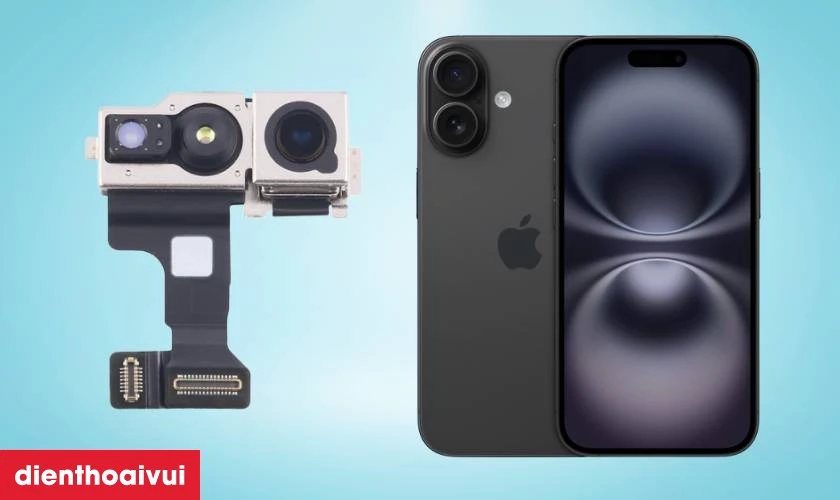 Thay camera trước iPhone 16 chính hãng GENA có tốt không