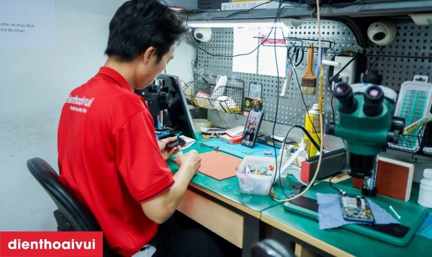 Quy trình sửa chữa được tối ưu, giúp khách hàng có thể chờ