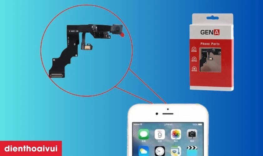 Camera trước GENA chính hãng thay cho iPhone 6 Plus có tốt không?