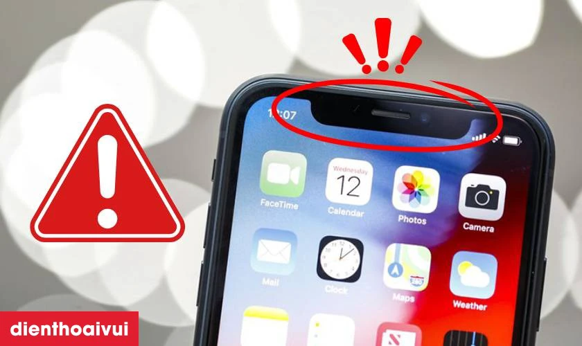 Dấu hiệu cần thay camera trước iPhone XS
