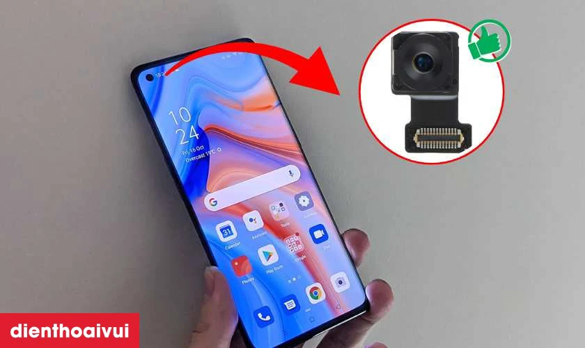 Giới thiệu camera trước Oppo Reno 4 Pro