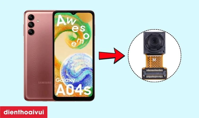 C&aacute;c dấu hiệu nhận biết bạn cần thay camera trước Galaxy A04S