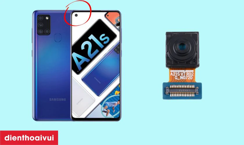 Nguyên nhân camera trước của Samsung Galaxy A21S bị lỗi