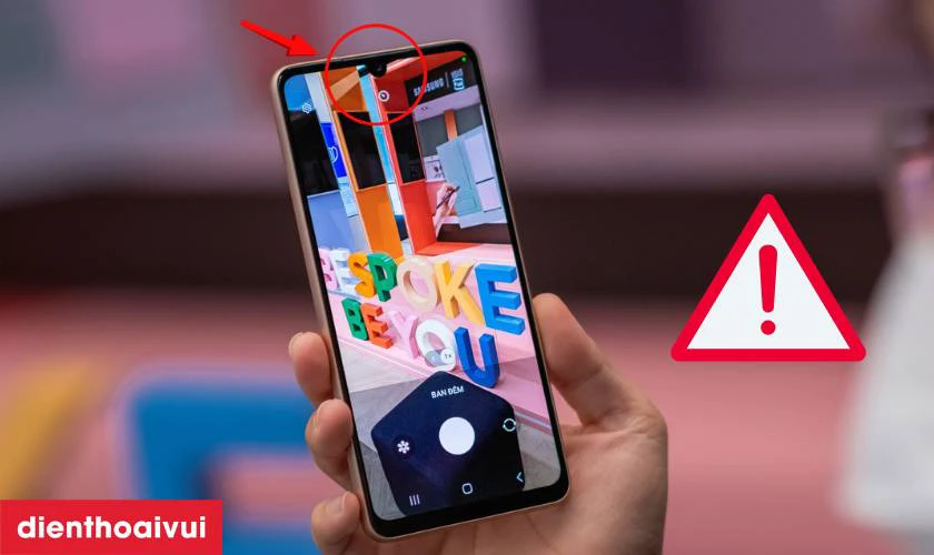 Nguyên nhân camera trước của Samsung Galaxy A33 bị lỗi