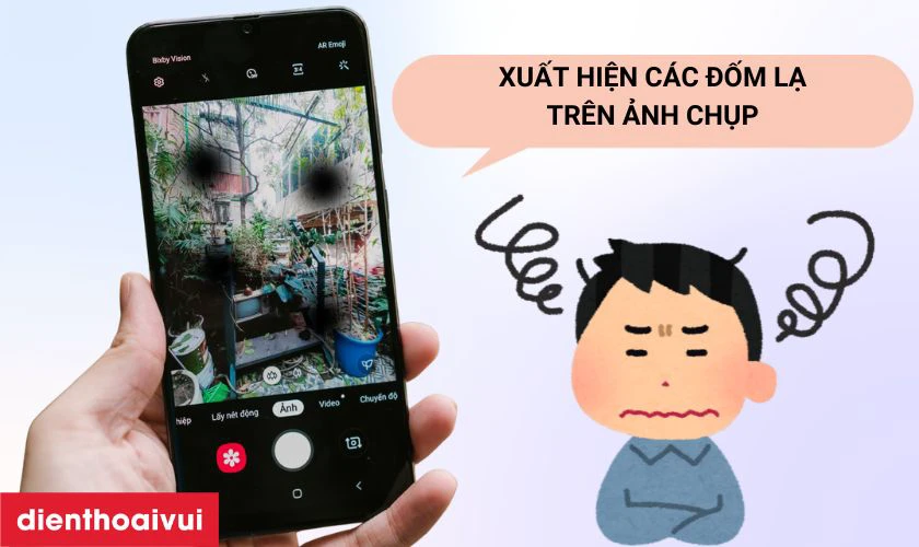 Các dấu hiệu nhận biết bạn cần thay camera trước Samsung Galaxy A50