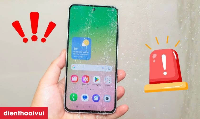 Nguyên nhân khiến camera trước Samsung Galaxy A56 bị hư