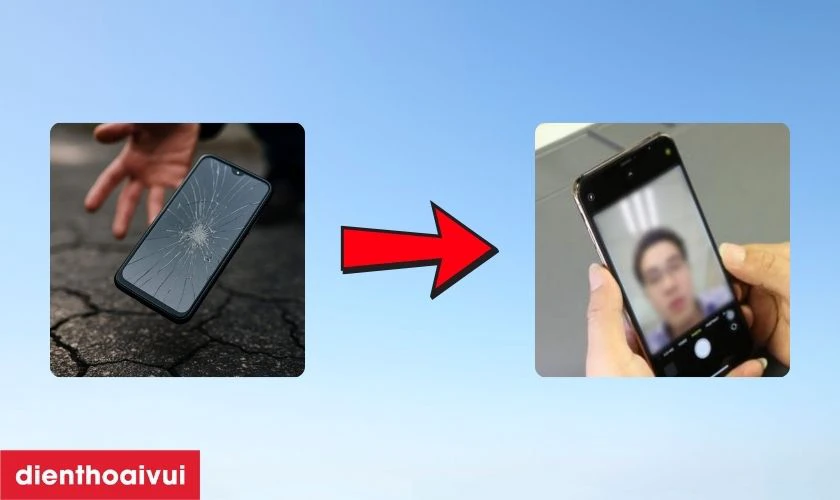 Camera trước Samsung Galaxy A6 Plus bị mờ do đâu?