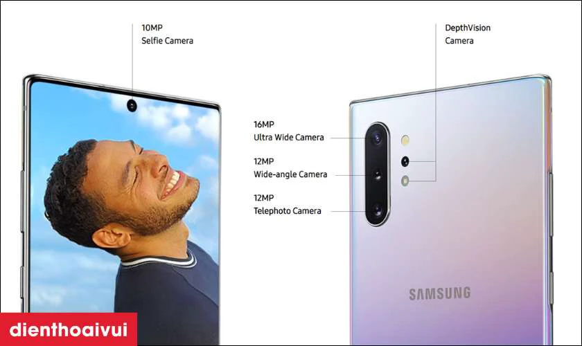 Tổng quan camera trước Samsung Galaxy Note 10