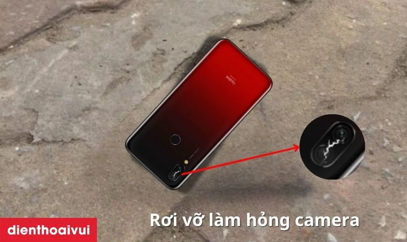 Rơi vỡ hoặc va đập mạnh