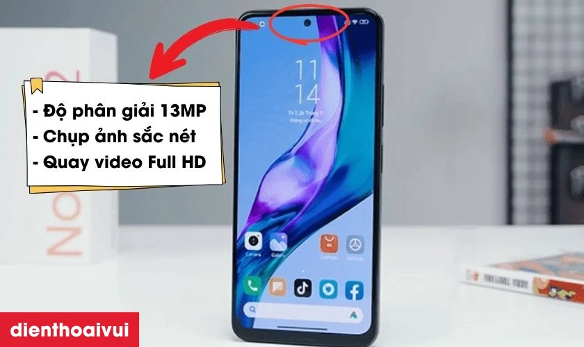 Tổng quan camera trước Xiaomi Redmi Note 12