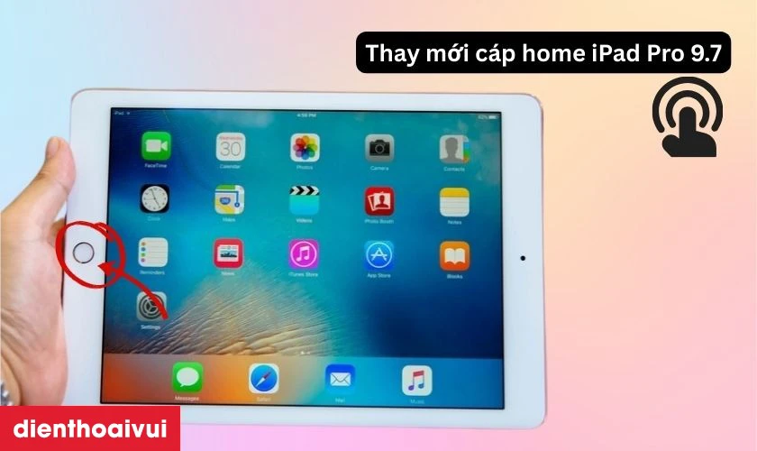 Thay cáp home iPad Pro 9.7 có cần thiết không