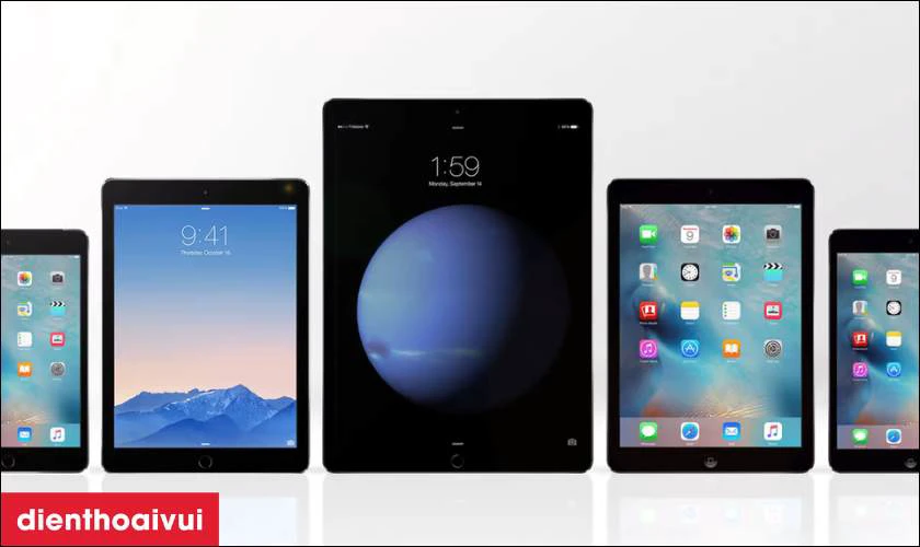 Các dòng iPad có hỗ trợ thay cáp Home máy tính bảng iPad tại Điện Thoại Vui