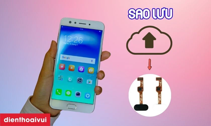 Sao lưu dữ liệu điện thoại trước khi thay c&aacute;p home