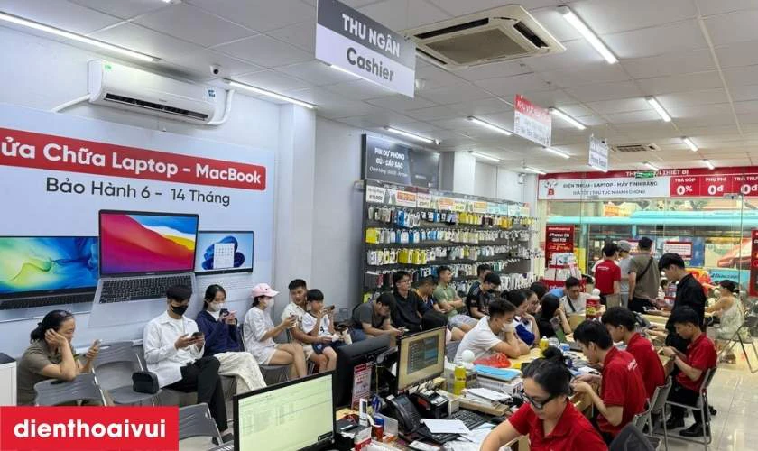 Quy trình thay cáp jack tai nghe iPad Gen 9 10.2 2021 tại Điện Thoại Vui