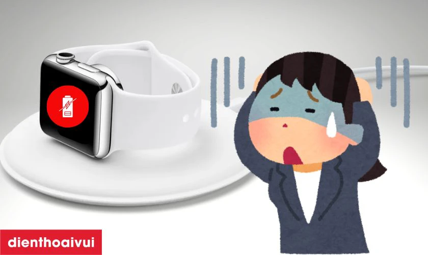 Dấu hiệu Apple Watch Series 4 bị hỏng cáp nguồn