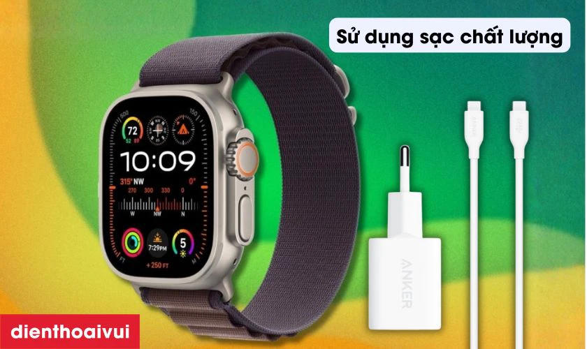 Sử dụng sạc chính hãng
