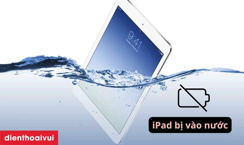 Nh&uacute;ng nước l&agrave;m c&aacute;p nguồn iPad Pro 11 2022 bị hỏng
