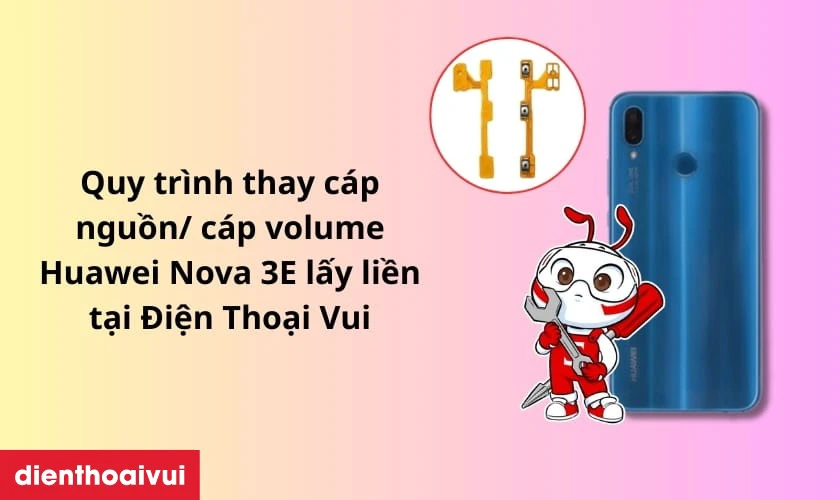 Quy tr&igrave;nh thay c&aacute;p nguồn