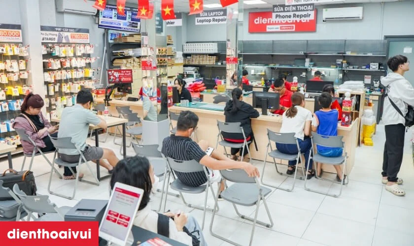 Quy trình thay cáp nguồn / cáp volume Xiaomi Mi A2 Lite lấy liền uy tín tại Điện Thoại Vui